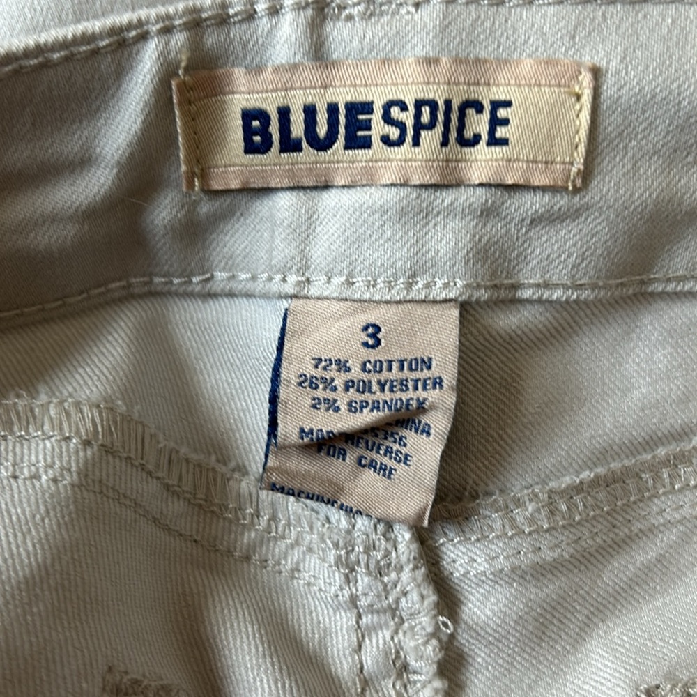 Blue Spice Cream High Rise Denim - Picture 5 of 5